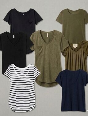 ❗SAVE $150❗BUNDLE 7 Essential Tees | H&M, Hollister, Old Navy, C. Wonder | XS-M